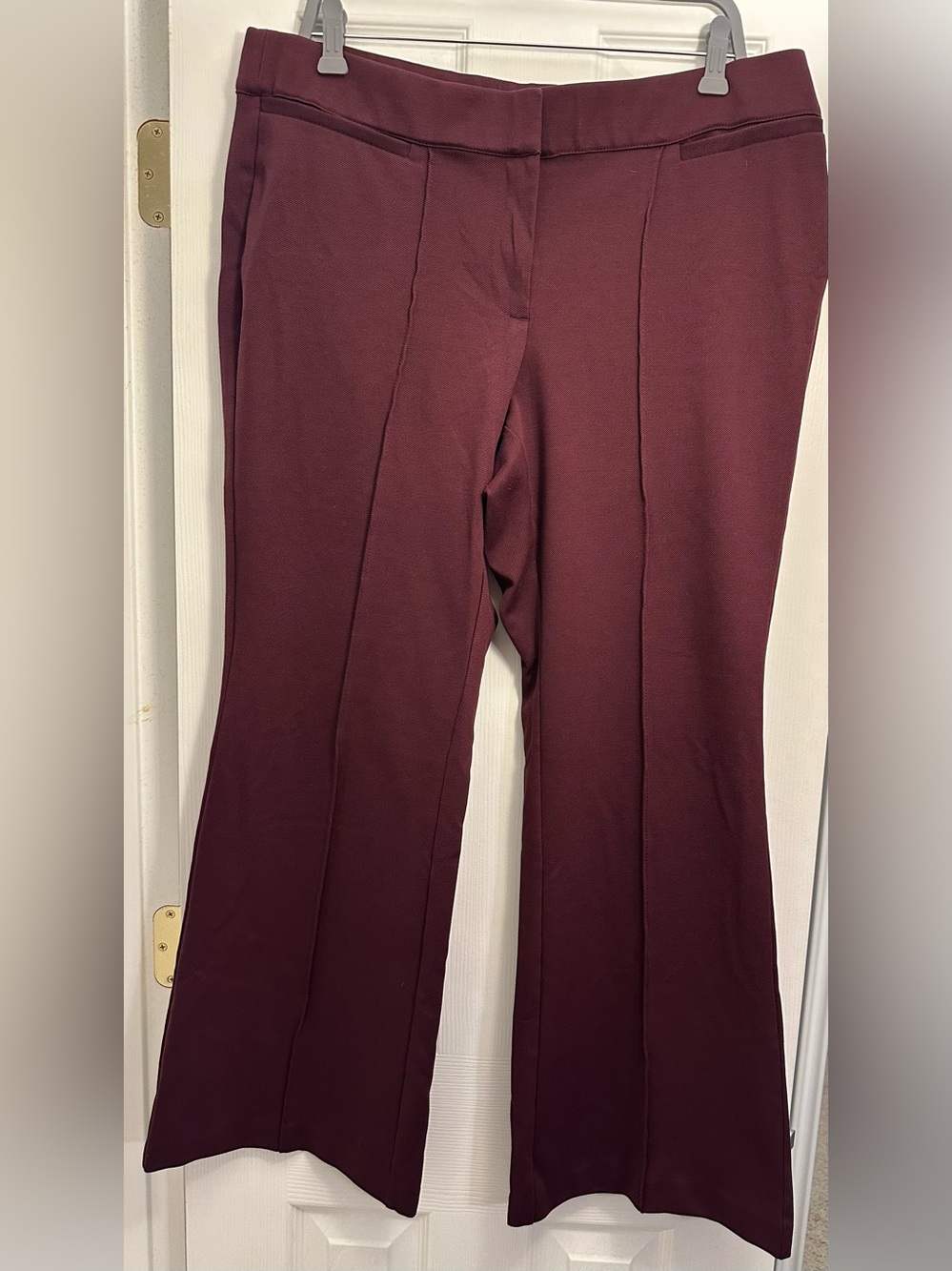 Lane Bryant Maroon Boot Cut Ponte Pants - Picture 1 of 9